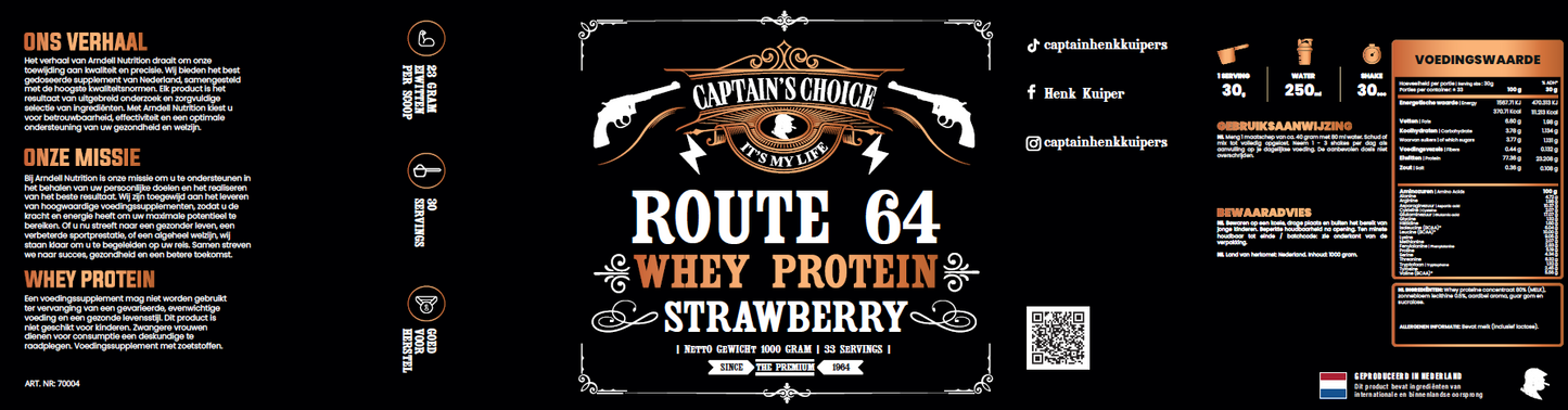 Whey Protein Aardbei